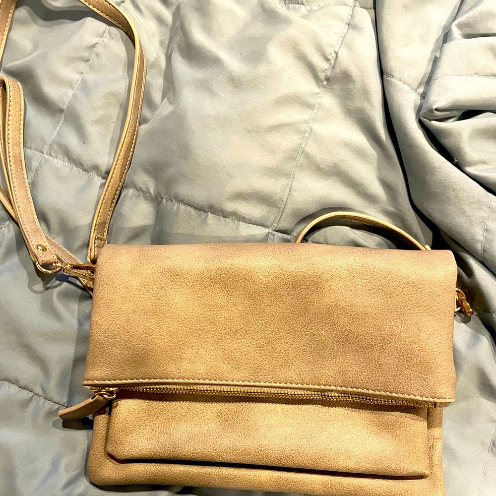 Cross body zip purse